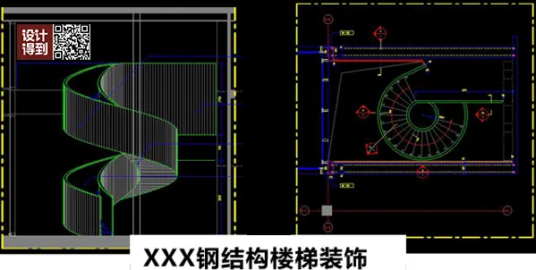 钢结构楼梯详图_钢楼梯结构图集_钢楼梯图纸