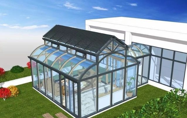 钢结构玻璃房价格_钢结构玻璃房造价多少钱一平方_玻璃钢结构房图片